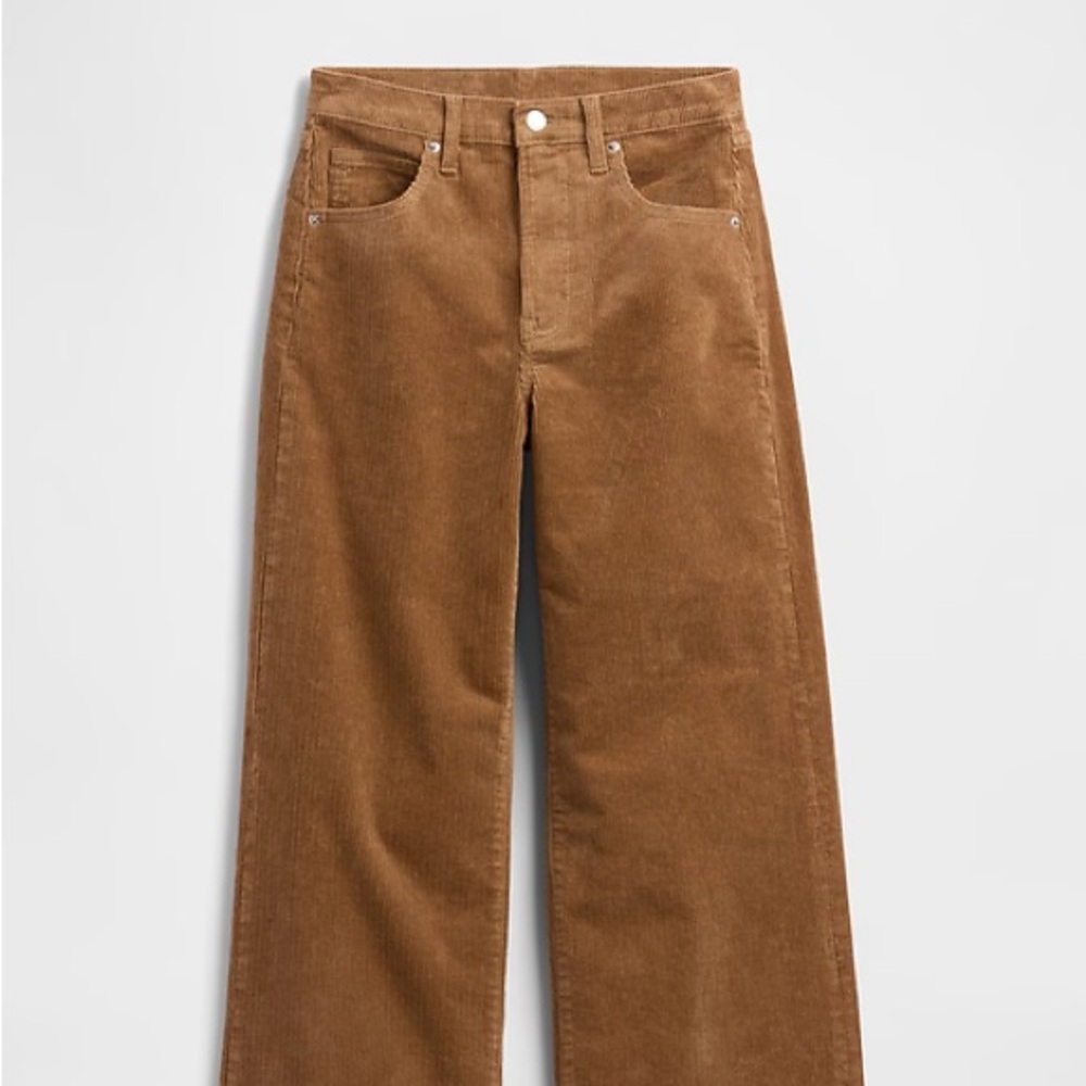 Gap High Rise Wide Leg Crop Corduroys - Picture 5 of 5